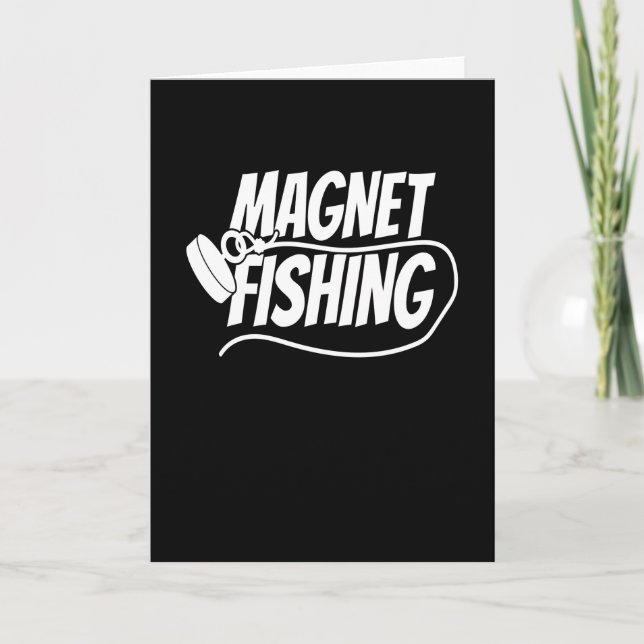 Fiske med trålfiske efter magnetfisk kort (Framsida)