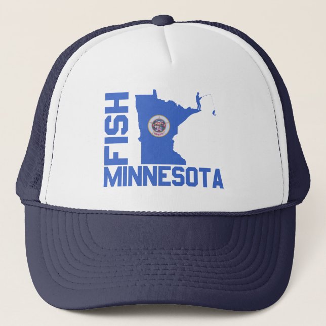 Fiske Minnesota Truckerkeps (Framsida)