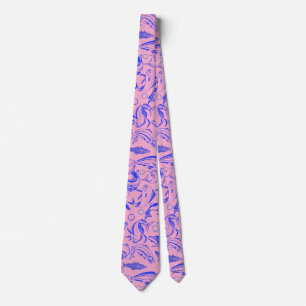 Fiske mönster blue 10.b Lpink BG Slips