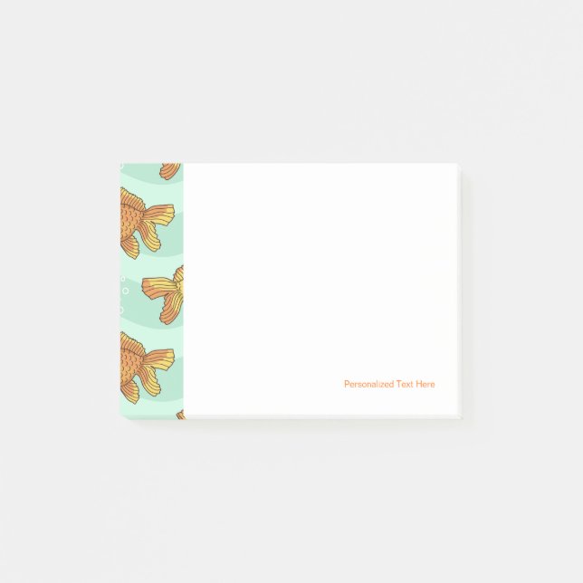 Fiske-mönster Post-it Block (Framsida)