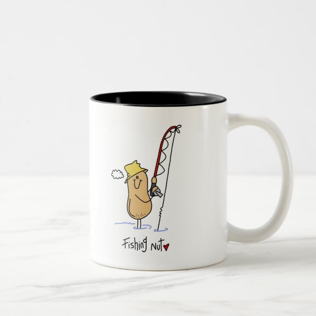 Fiske Nöt Mugge Två-Tonad Mugg (Höger)