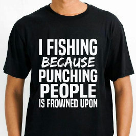 Fiske och camping Älskare Pappa Black T Shirt