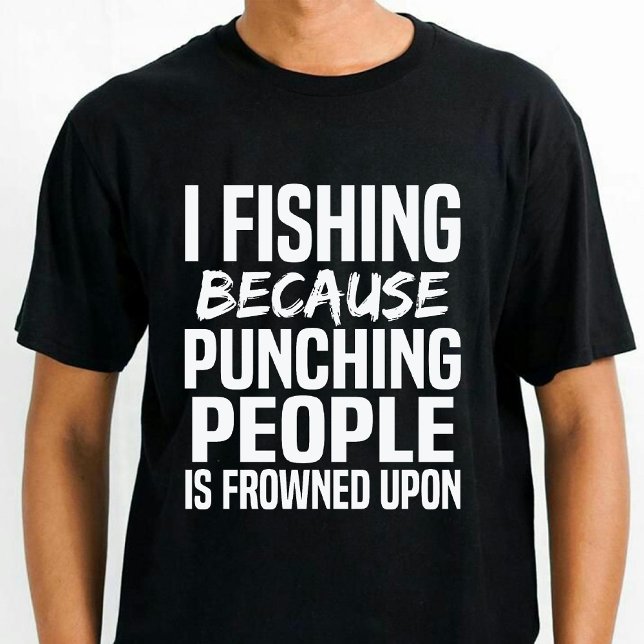 Fiske och camping Älskare Pappa Black T Shirt (Funny Fishing and Camping Lover Dad Black T-Shirt)
