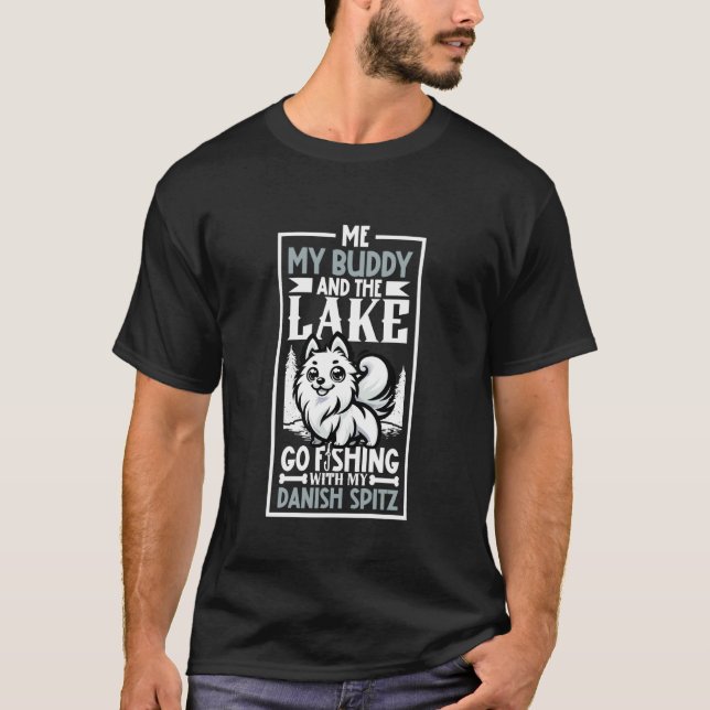 Fiske och Dansk Spets T Shirt (Framsida)