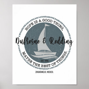 Fiske och fiske Dufresne Vintage Zihuatanejo M Poster