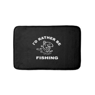 Fiske och fiskets Logotyp - roligt Badrumsmatta