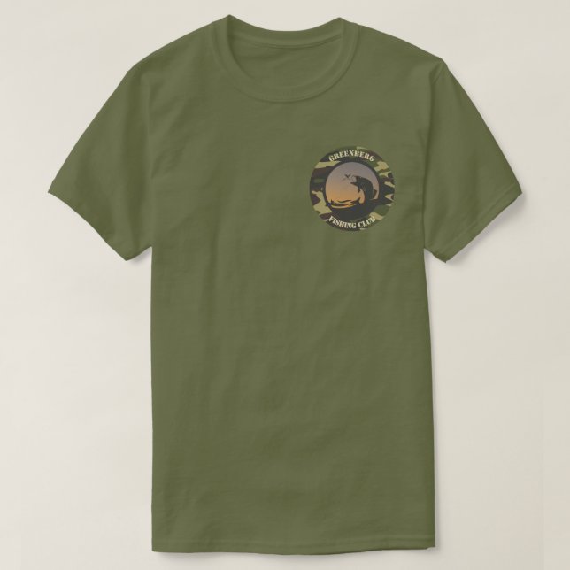 Fiske och kamerunär design T-Shirt (Design framsida)