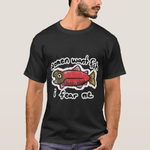 Fiske och prosecco typ mamma t shirt