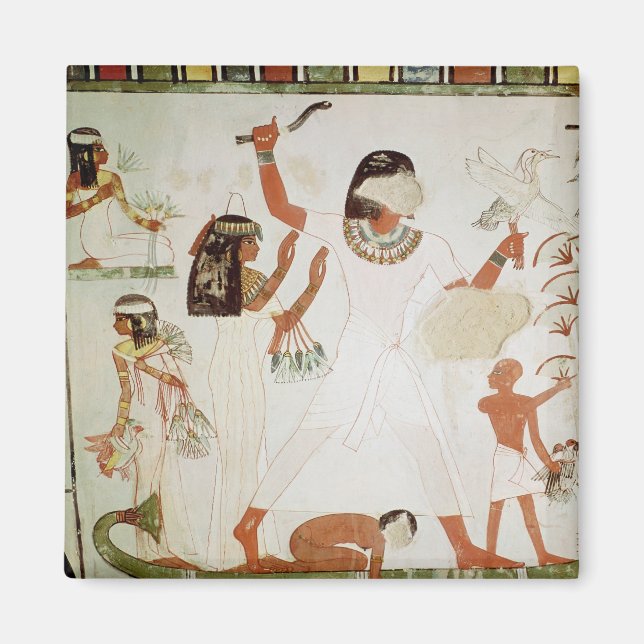 Fiske och rävning i våtmarker magnet (Framsidan)