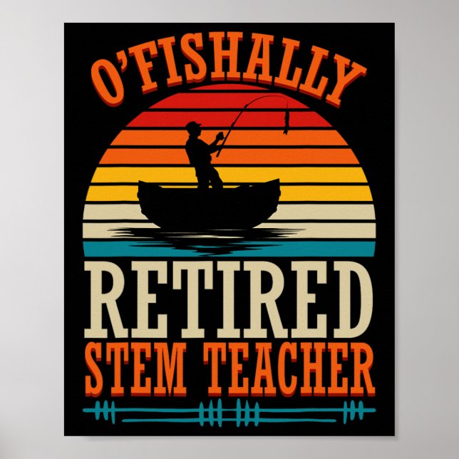 Fiske O'fishally Pensionerad Stemlärare  Poster (Framsidan)