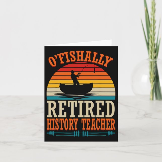 Fiske O'Fishally Reless History Teacher Kort (Framsida)