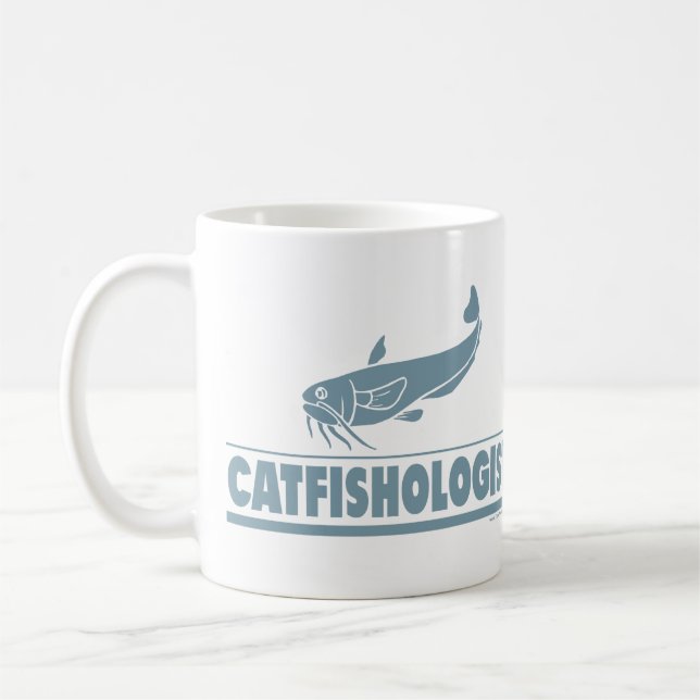 Fiske - olog - fiske, kokning kaffemugg (Vänster)