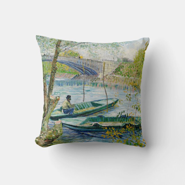 Fiske om våren av Vincent van Gogh Kudde (Framsida)