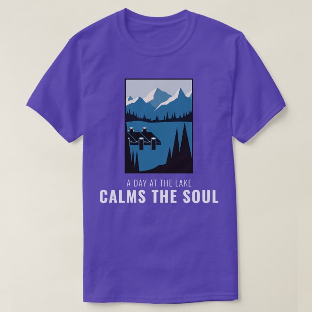 Fiske ombord sjö älskare 1 t shirt (Design framsida)