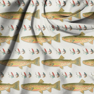 Fiske öring fisk flugor fiskare tyg