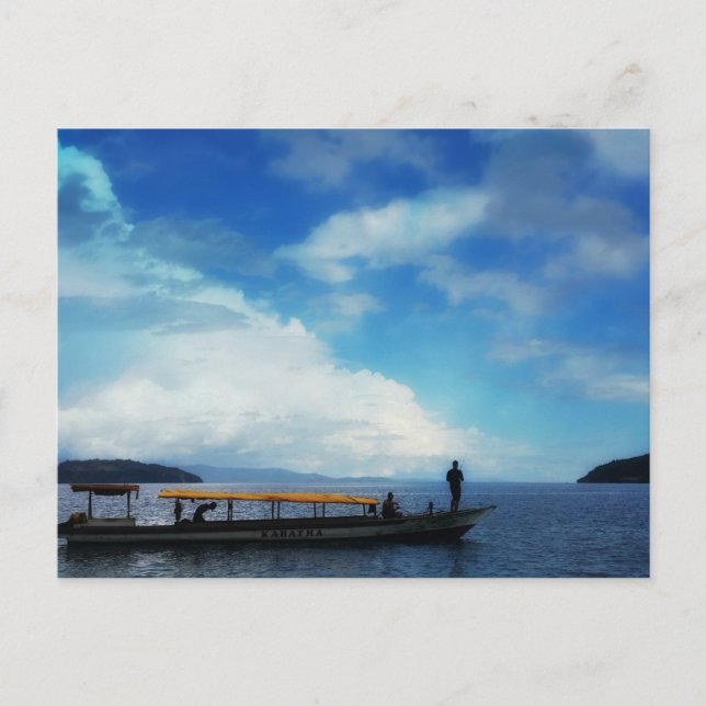 Fiske. Öster Halmahera. Indonesien Vykort (Framsida)