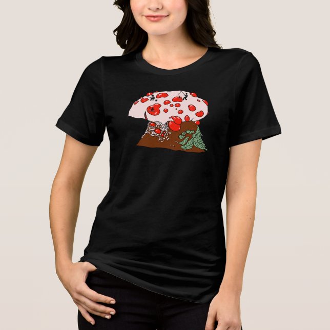 Fiske på Blödande tandmussla T Shirt (Framsida)