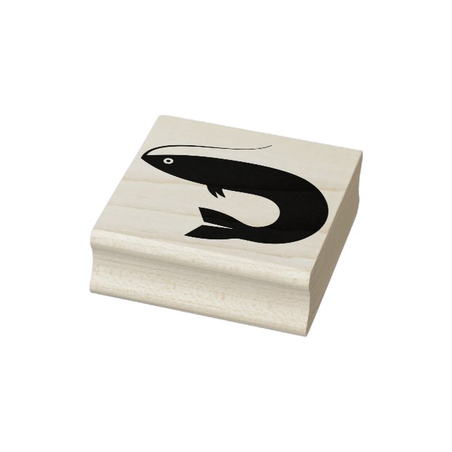 Fiske på en linje - fiske - Träart Frimärke Stämpel (Stämpel)