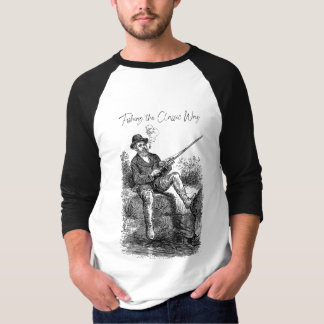 Fiske på klassiskt sätt t shirt