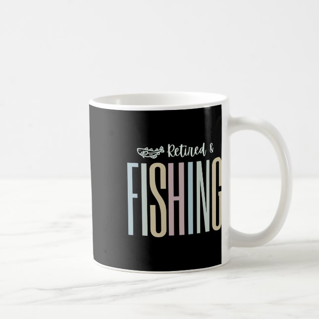 Fiske på pension - Topp  Kaffemugg (Höger)