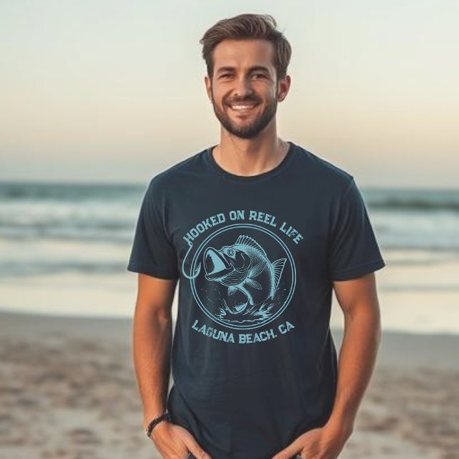 Fiske på Reel Life T Shirt (Fish Hooked on Reel Life, Location)