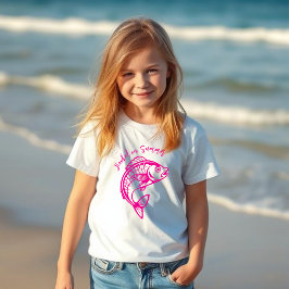 Fiske på sommarRosa T Shirt