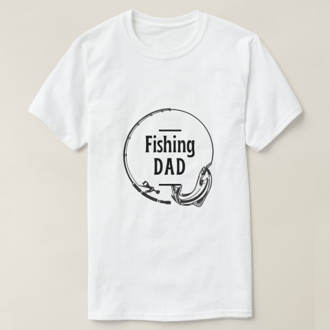 Fiske Pappa - ål i den bästa fångsten T Shirt (Design framsida)