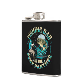 Fiske Pappa är den bästa partnern Fickplunta