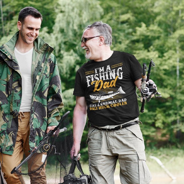 Fiske Pappa Lusnyj som säger pappa Pappa Fars dag T Shirt (Skapare uppladdad)