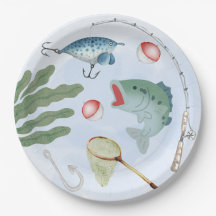 Fiske Party Plate