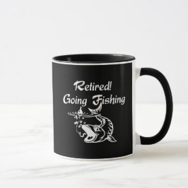 Fiske Pensionering Mugg
