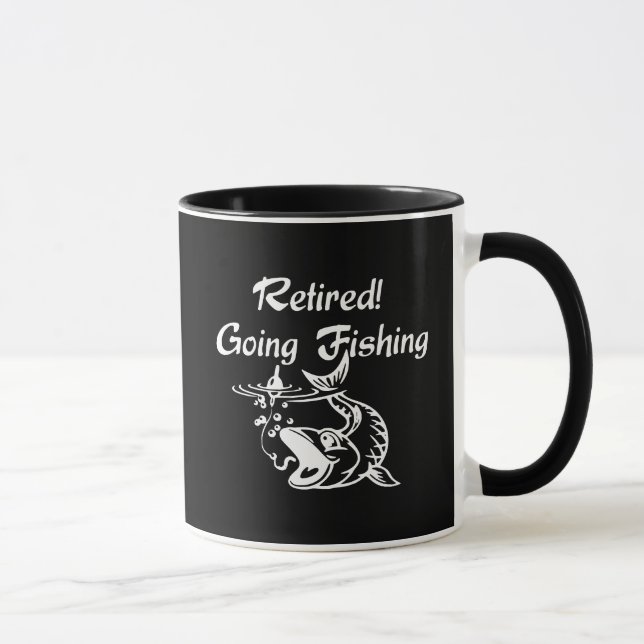 Fiske Pensionering Mugg (Höger)