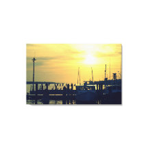 Fiske Pier Art Canvas