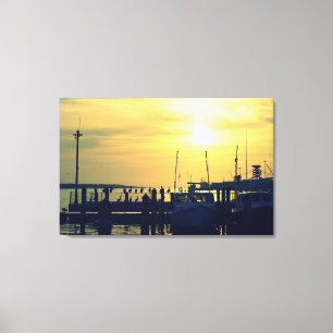 Fiske Pier Art Canvas