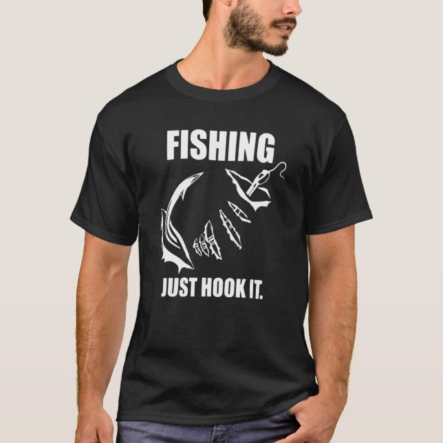 Fiske precis Krok, Kärlek T Shirt (Framsida)