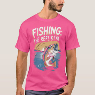 Fiske: Reel Deal - Vintage Angler T Shirt