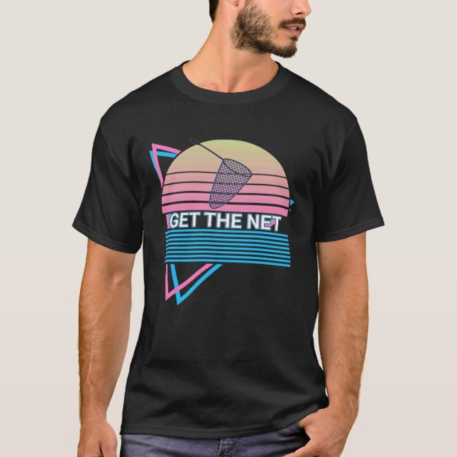 Fiske Retro Få Fangsten T Shirt (Framsida)