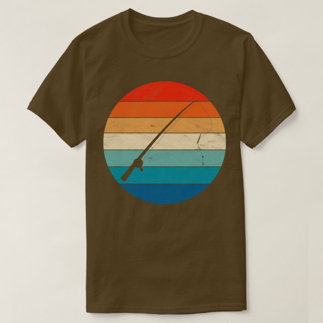 Fiske Rod Gift T Shirt (Design framsida)