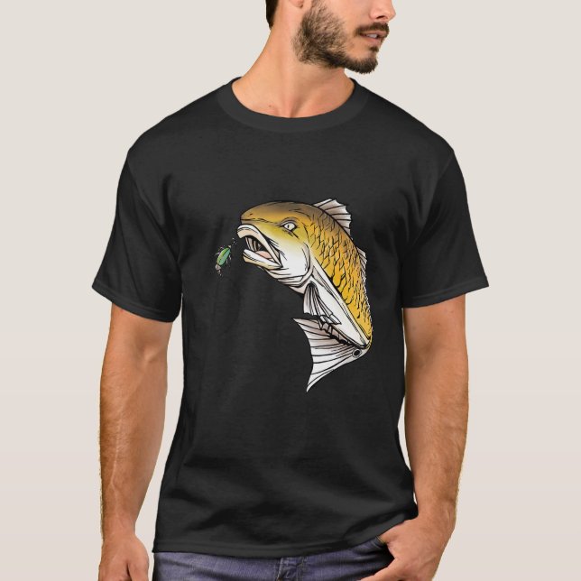 Fiske Rödabborre T Shirt (Framsida)