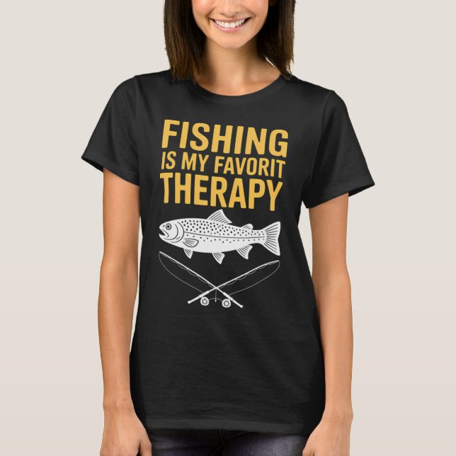 Fiske Roliga Fars Dag Fiskare T Shirt (Framsida)