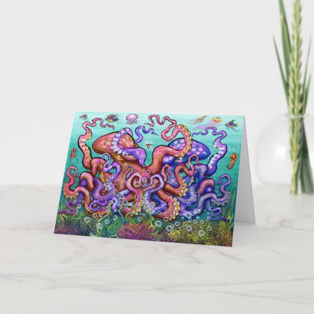 Fiske Roligt Art Card Kort (Framsida)