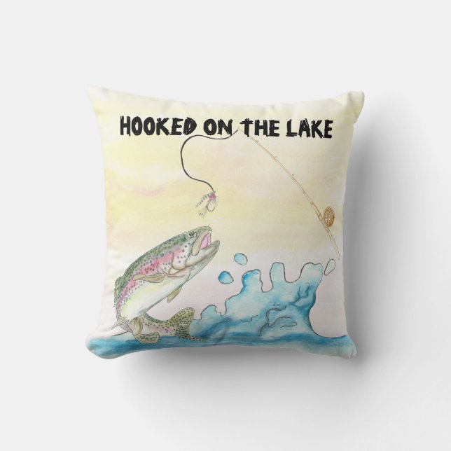 Fiske Sjö Pillow Kudde (Framsida)
