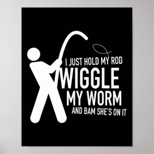 Fiske Smutsig Ual Humor Poster