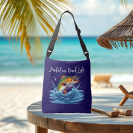 Fiske som är blåst på Beach Life Axelväska