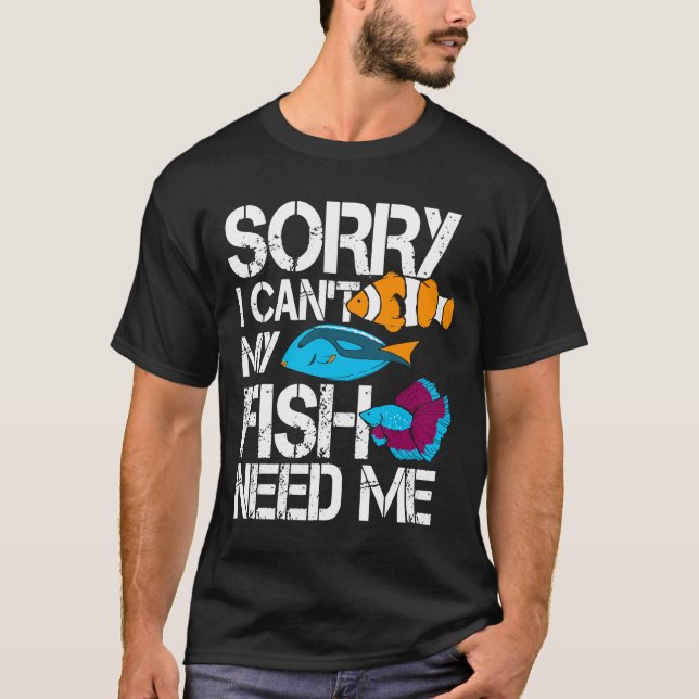 Fiske som bibehåller Tanken i karantän T Shirt (Framsida)
