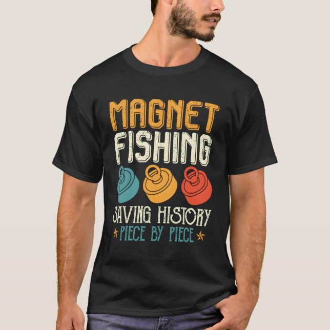 Fiske som räddar historien Fiske Ic T Shirt (Framsida)