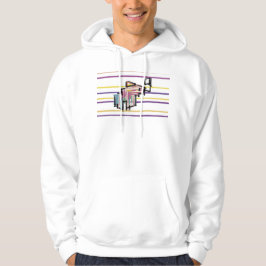 Fiske sommar glädje hoodie