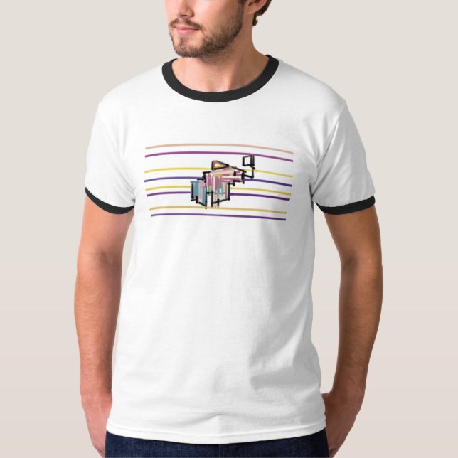 Fiske sommar glädje t shirt (Framsida)