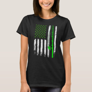 Fiske St Patrick's Day Vintage irländsk amerikansk T Shirt