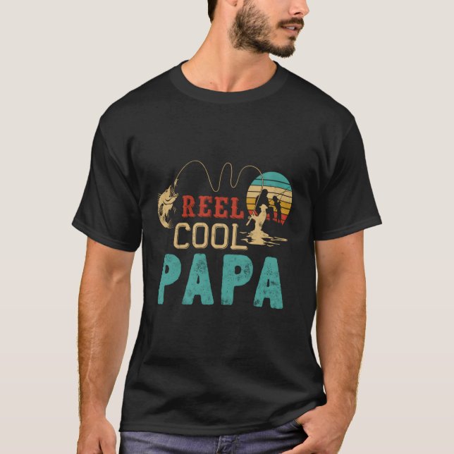 Fiske Stil Pappa Fatherâ€™S Day Fisher Pappa T Shirt (Framsida)